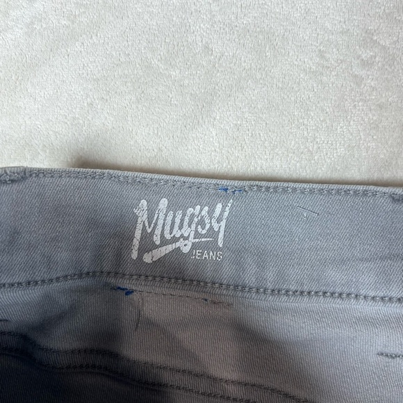Men's Mugsy 34W 34L JOHNNIES Gray Performance Stretch Jeans Bin B - Picture 7 of 12